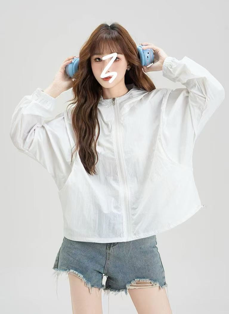 弧线口袋  防晒衣