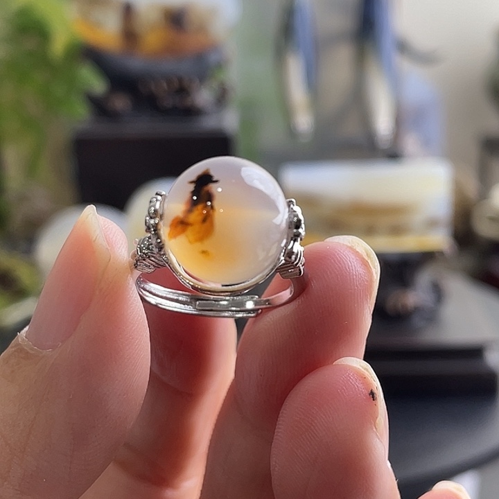 玛瑙/玉髓合金珠宝半成品