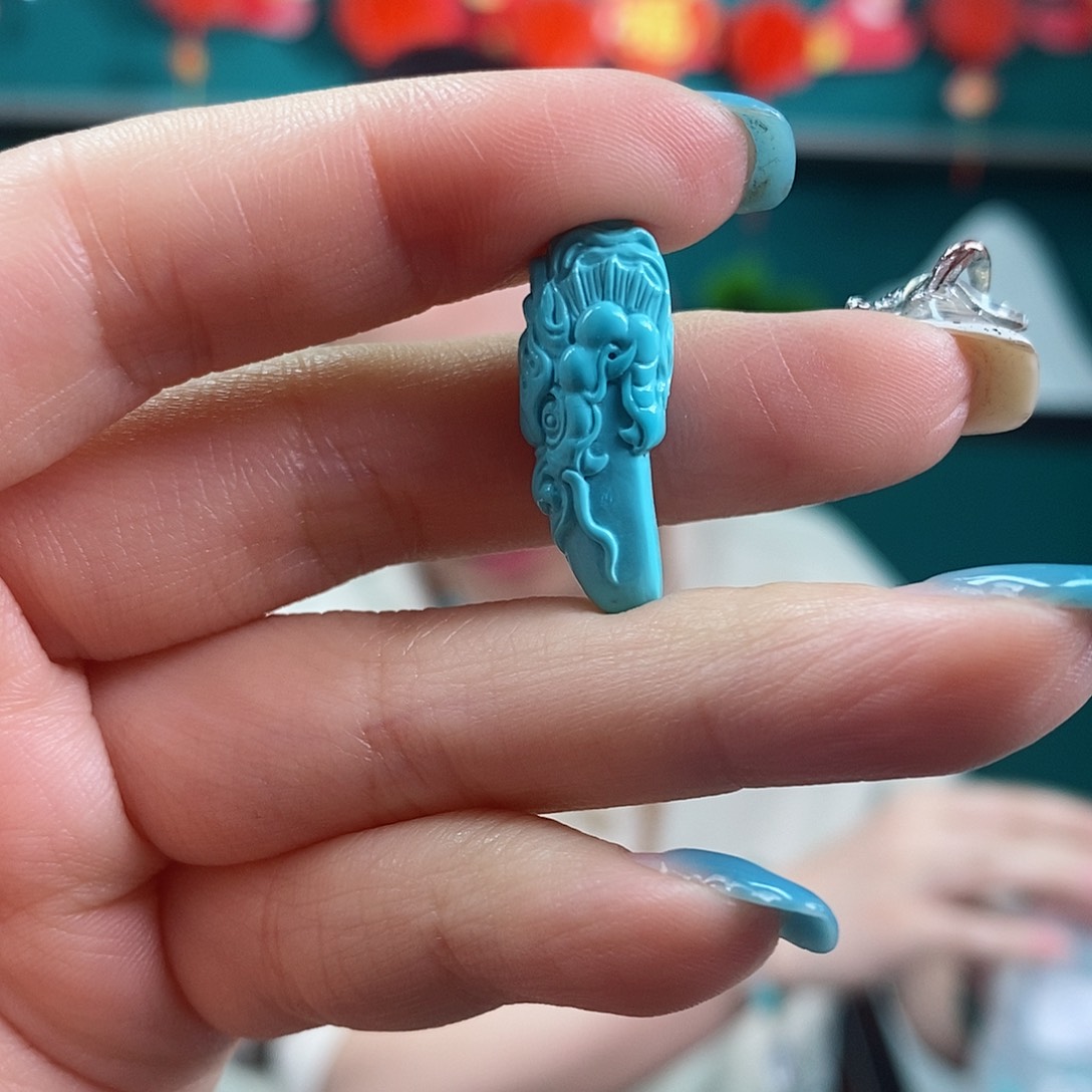 绿松石珠宝奇石未镶嵌