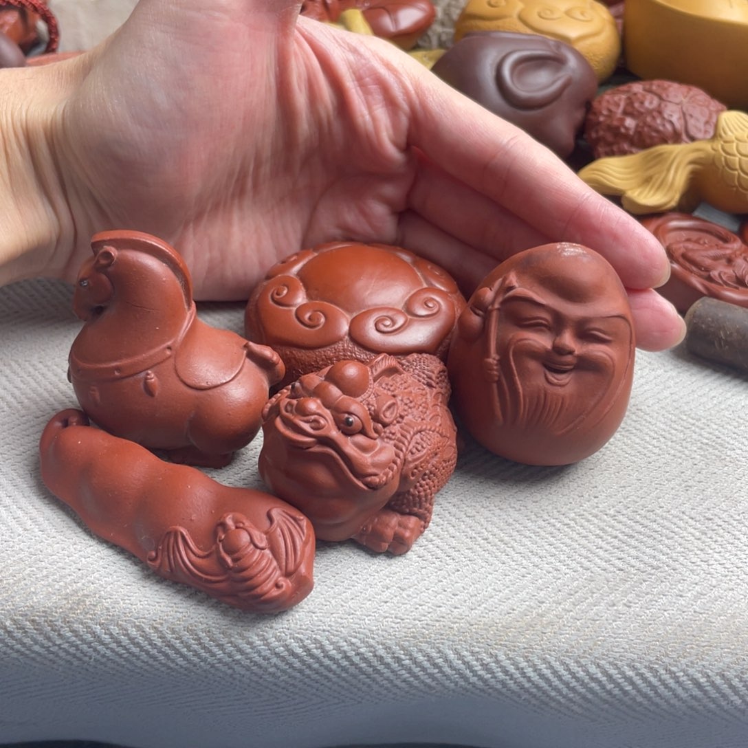 紫砂茶宠紫砂瑕疵