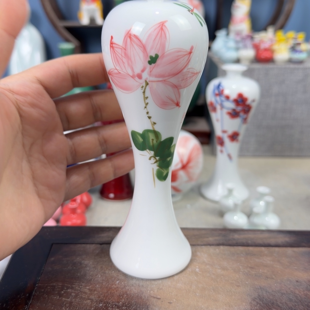 陶瓷手工小花器摆件