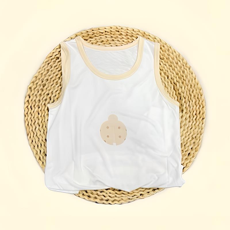 【猪仔小宝空调服大背心】843儿童夏季宽肩背心卡通