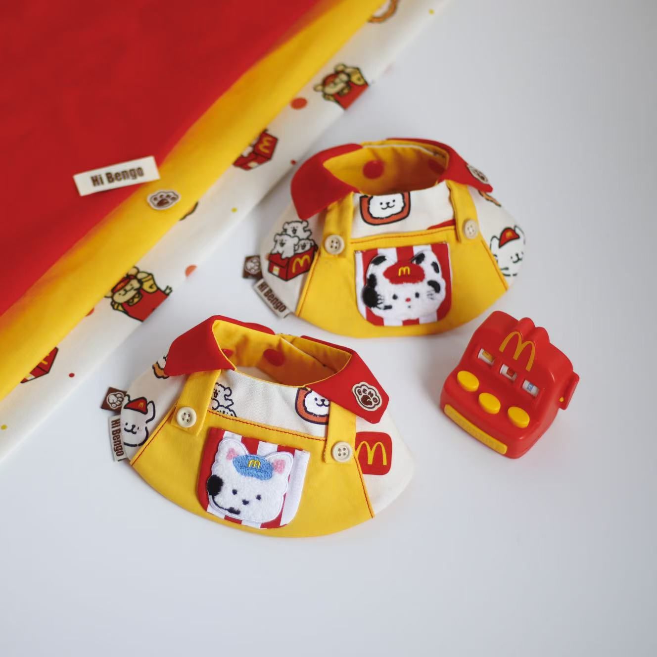 【PUPNOBI·原创】小猫当当小狗当当丨原创宠物口水巾