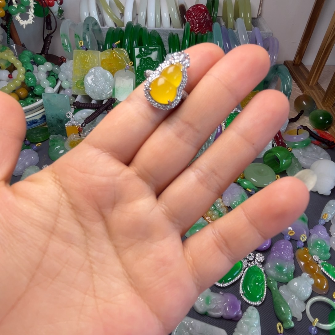 翡翠未镶嵌手链翡翠未镶嵌颈饰手饰挂件