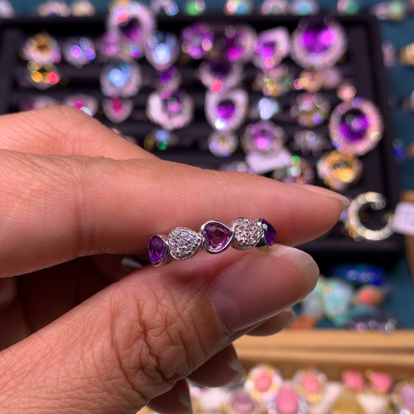 【闪购商品】欧泊戒指款式银S925镶嵌