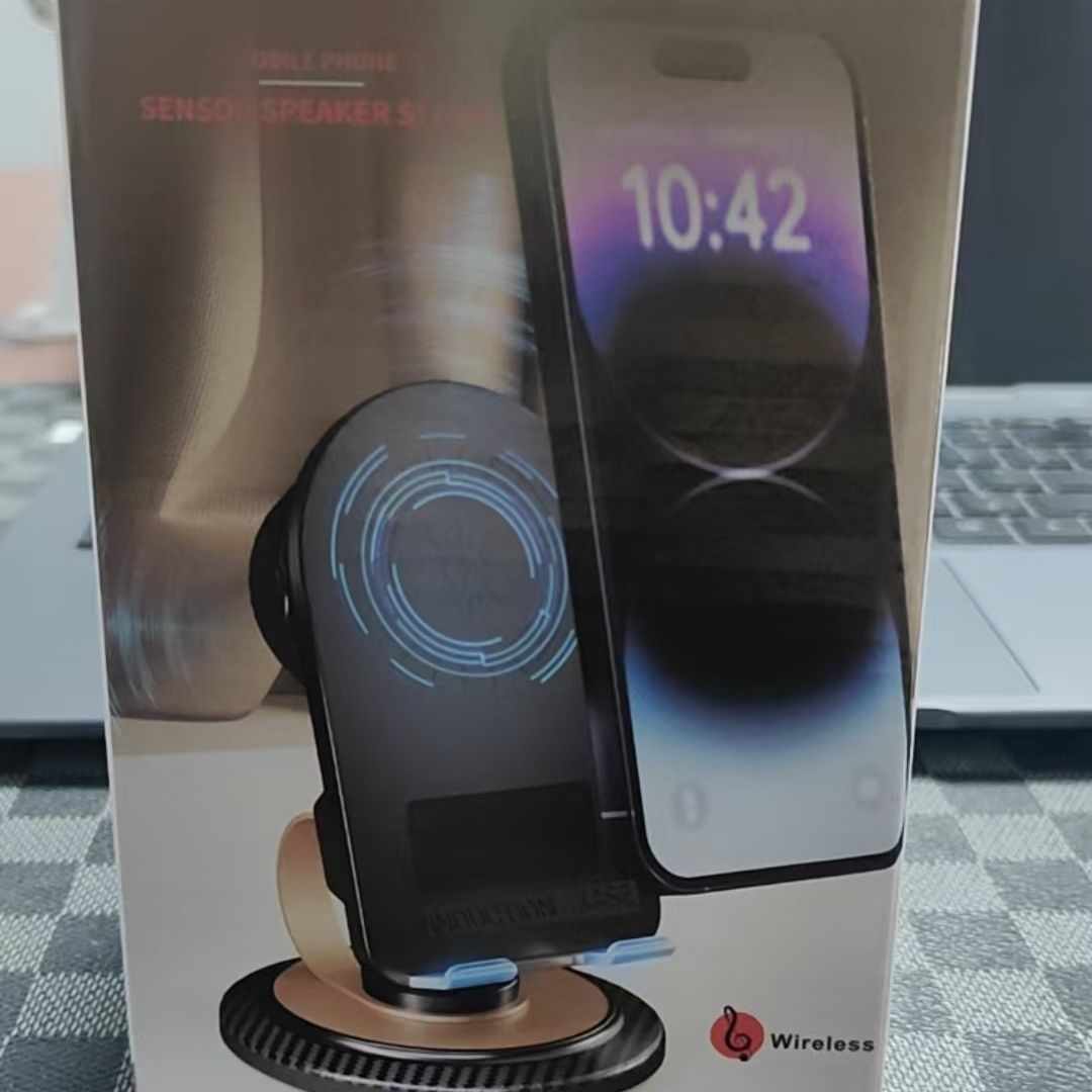 多功能360度旋转手机音响通用支架