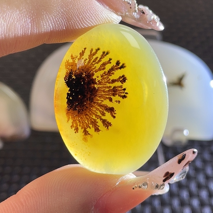 疯***子玛瑙/玉髓未镶嵌颈饰