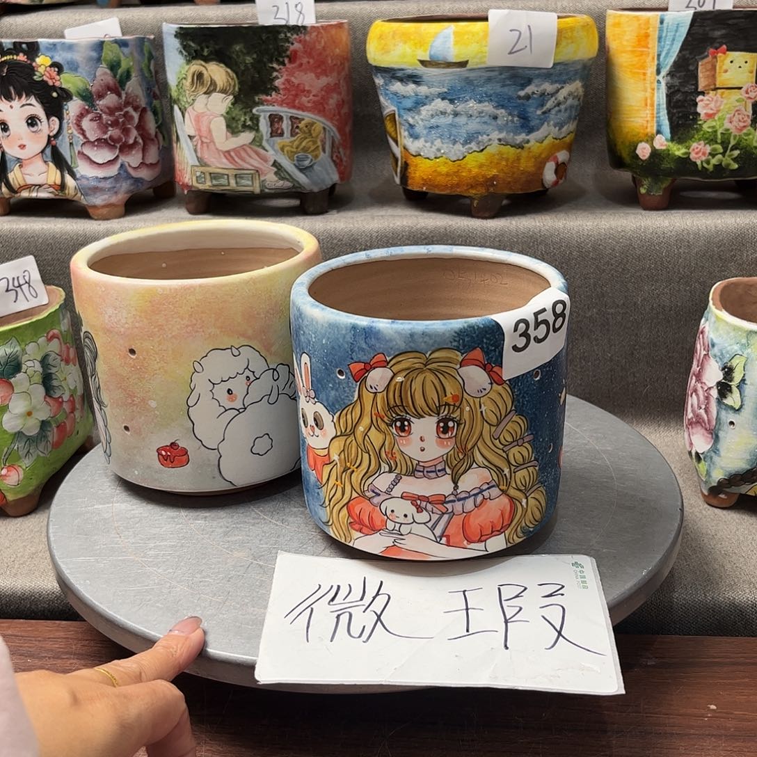 紫砂花盆微瑕福利1只