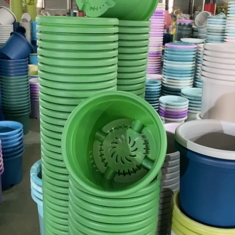 树脂微瑕草绿色无托4号8个