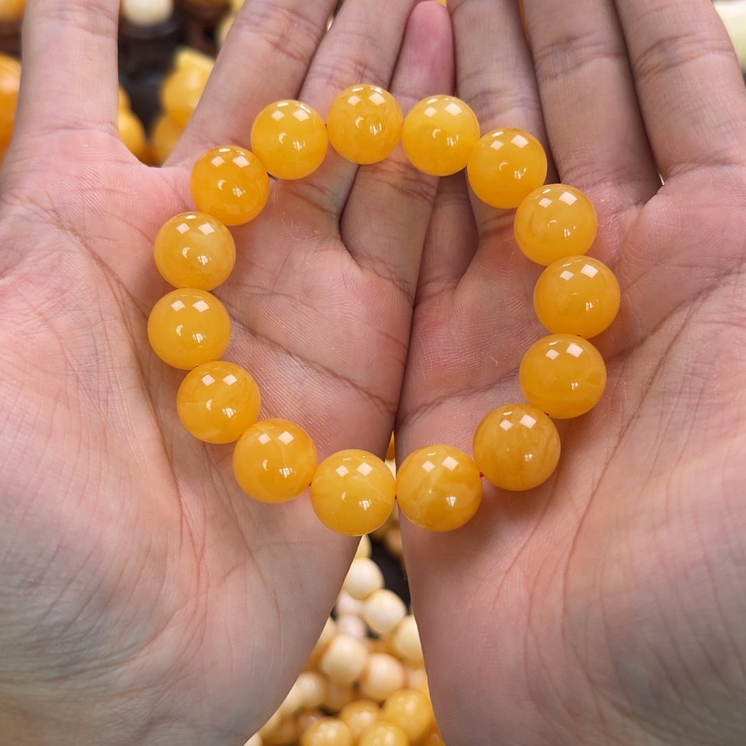 琥珀未镶嵌珠宝奇石14.5mm