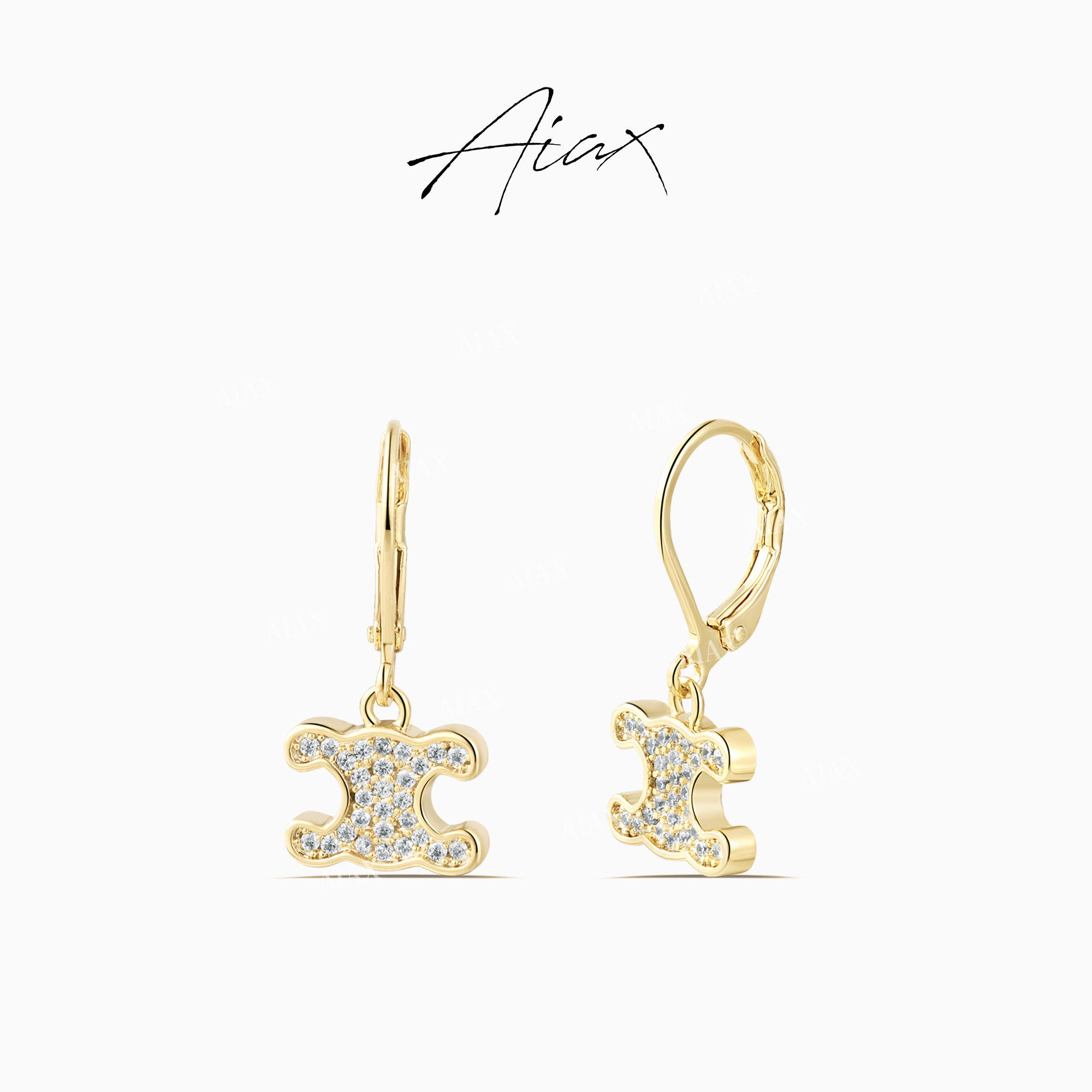 AIAX 出游季 经典个性百搭小众设计师气质轻奢时尚耳环TSL1177