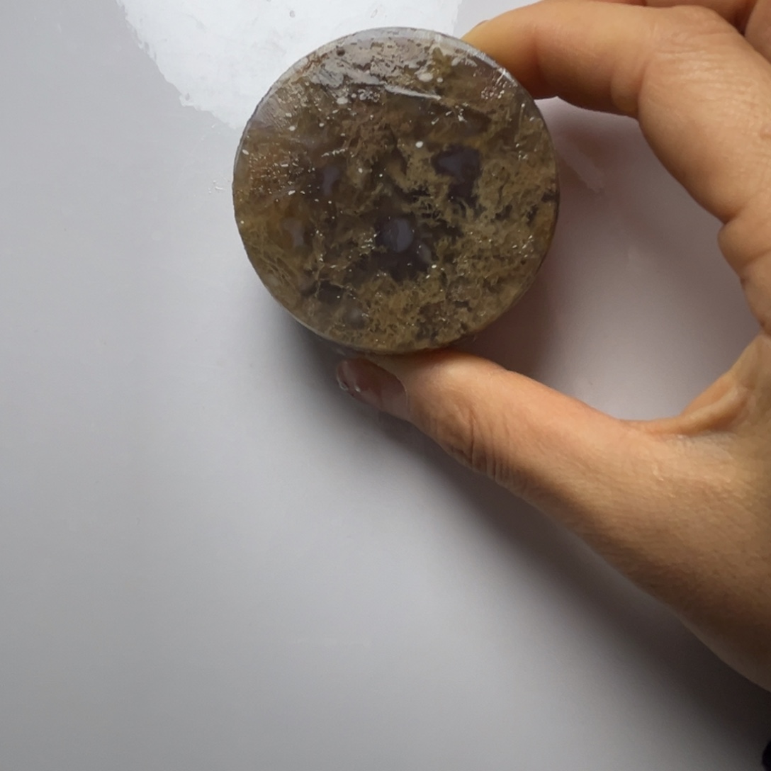 鱼***忆定制玛瑙定制平安扣