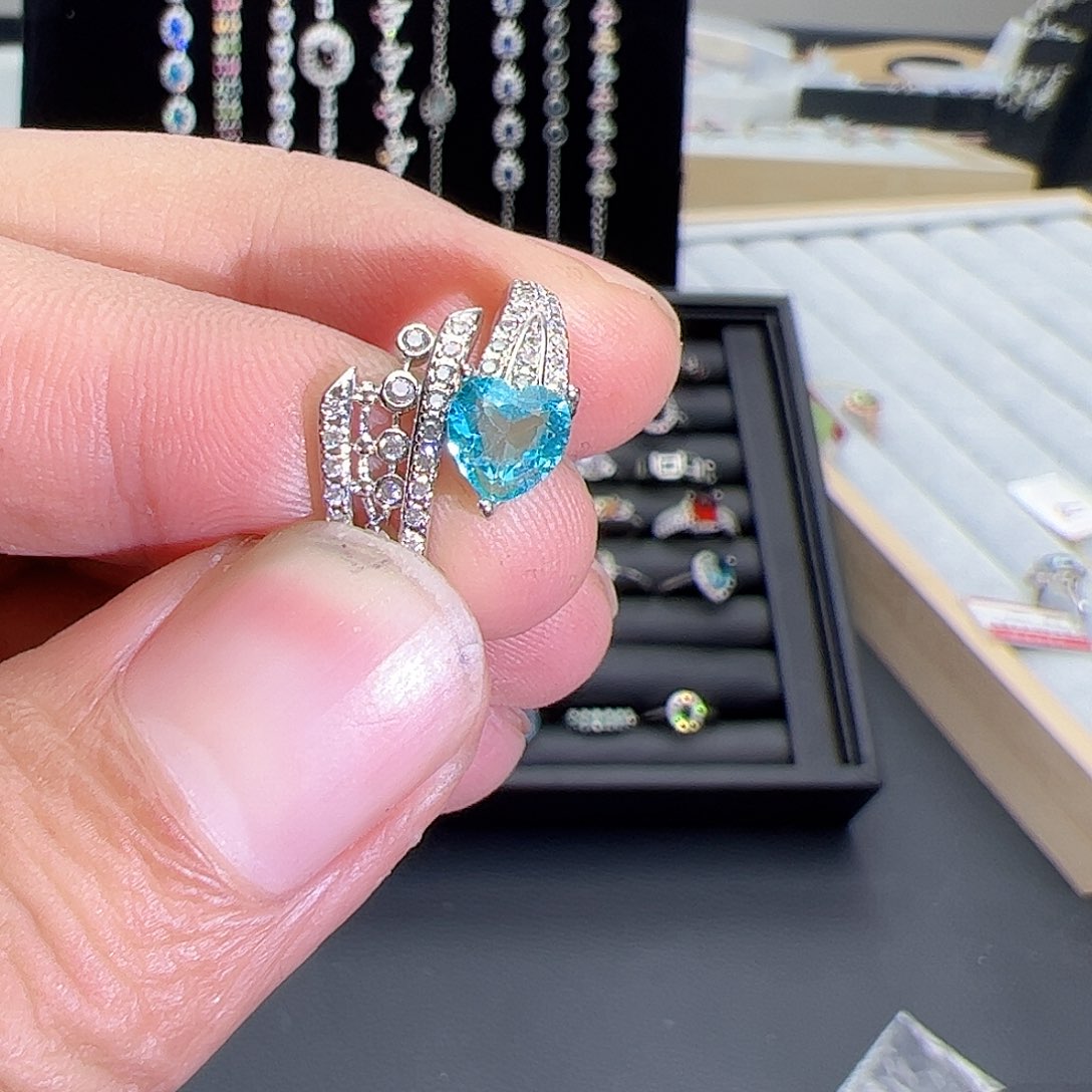 紫晶珠宝半成品银S925镶嵌