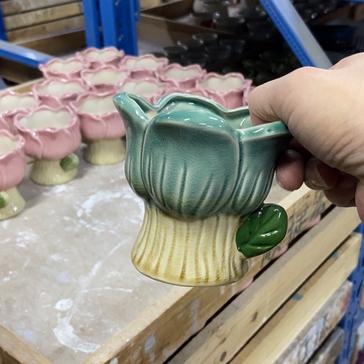 陶瓷花盆单场满9.9发9.5*9.5