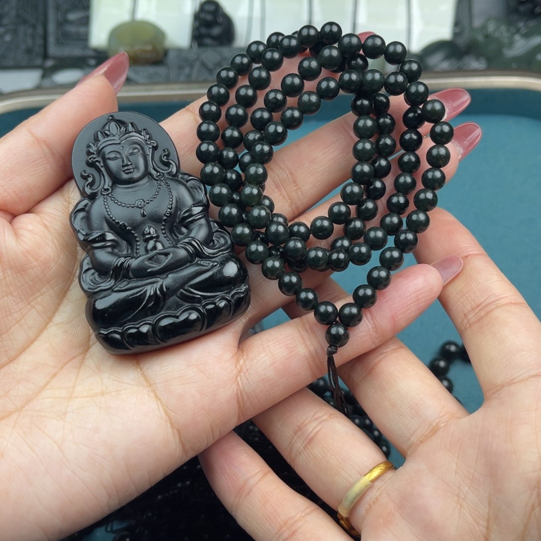 和田玉颈饰未镶嵌瑞*