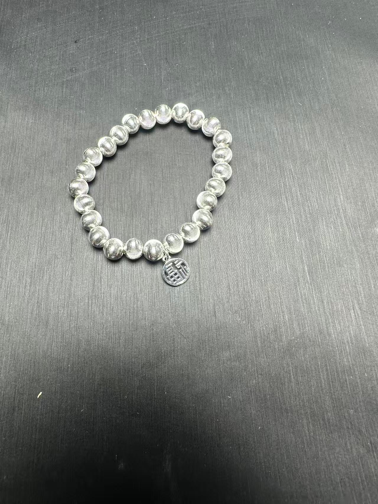 YZ052手链 现代简约精品手链 银色手链无礼盒