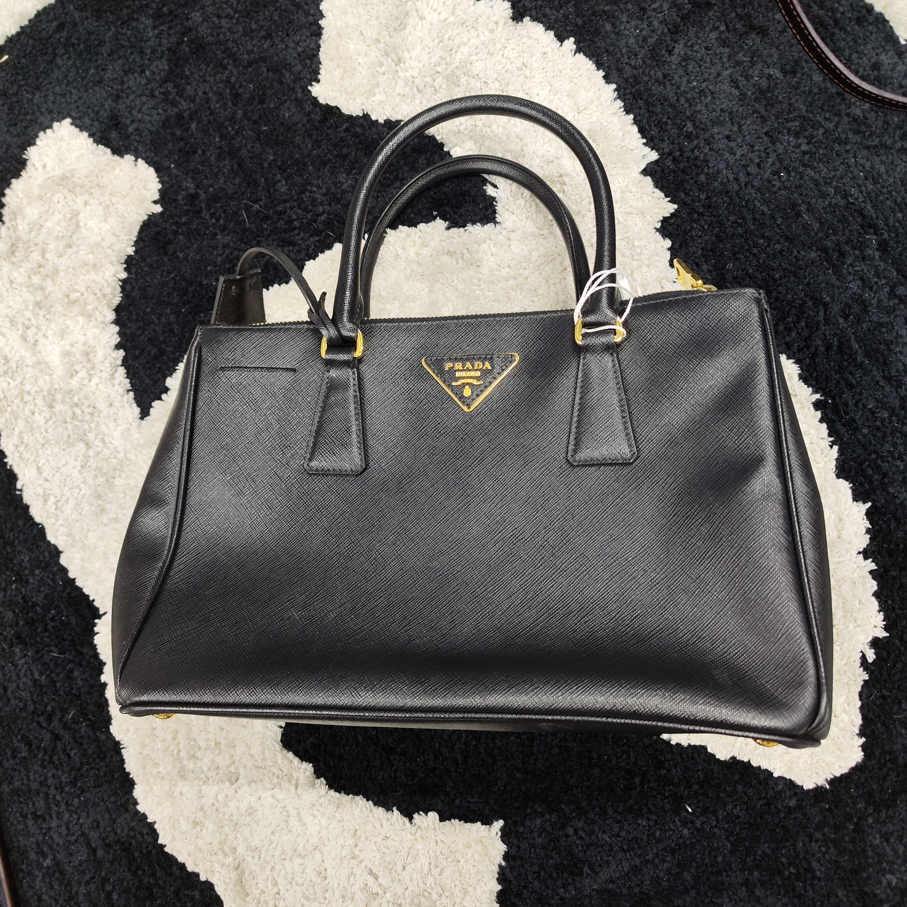 95新 Prada/普拉达 茶茶 普拉达中号杀手 90018