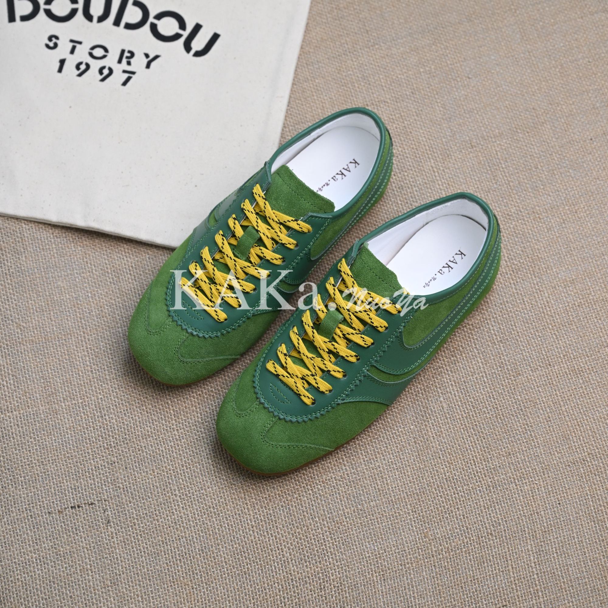 KAKA NUOYA卡卡诺亚 2036  春季时尚百搭系带德训鞋