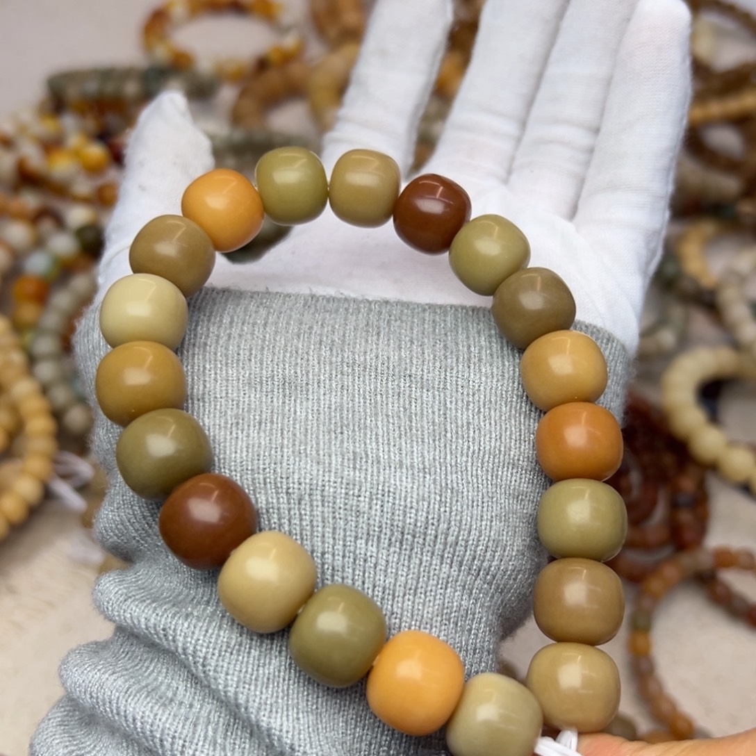 菩提根/象牙果吊坠14干磨抹茶蜜豆奶咖855