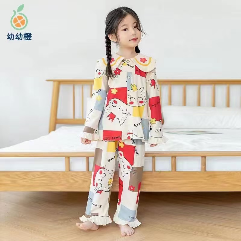 新款儿童纯棉家居服