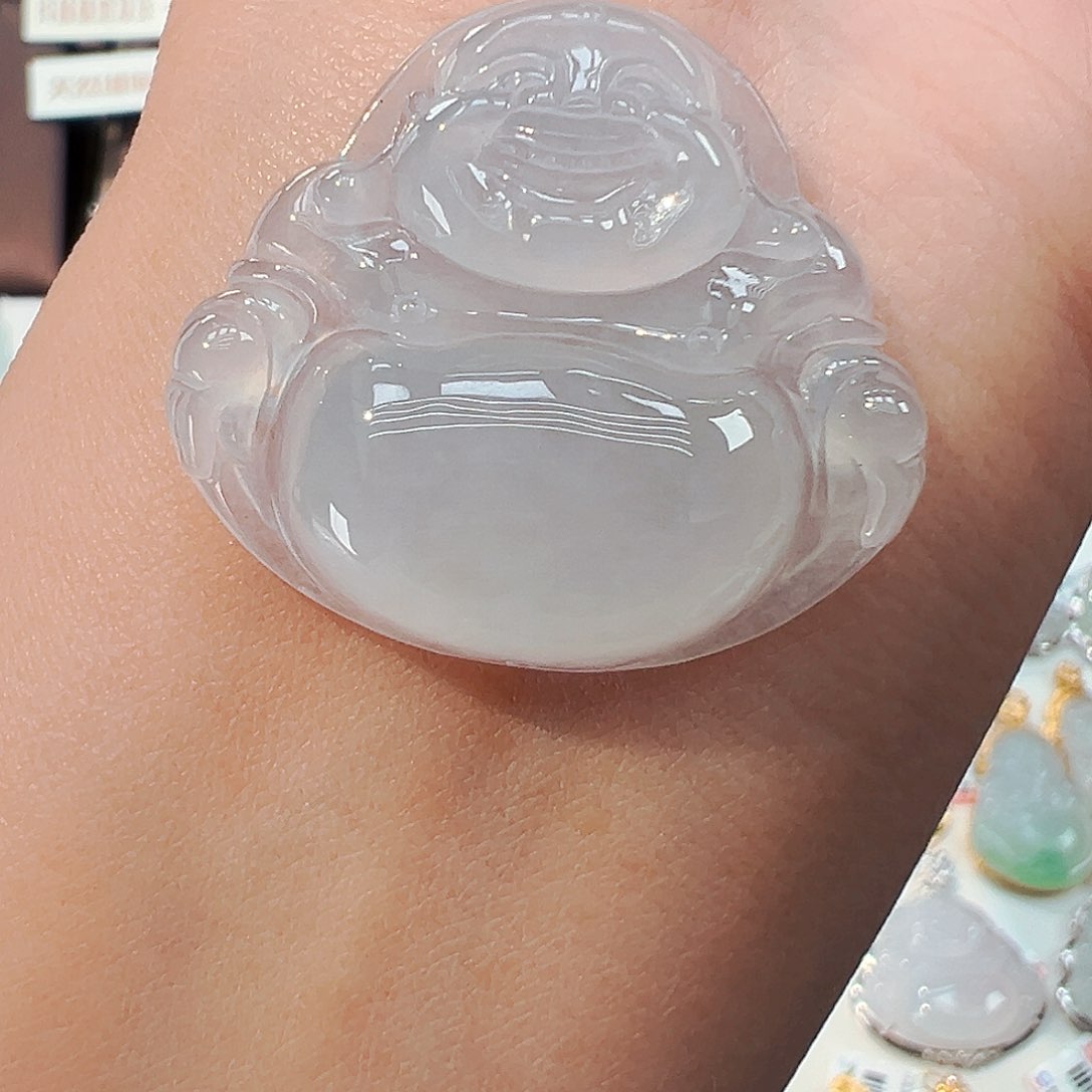 翡翠颈饰未镶嵌佛公