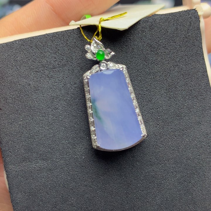 翡翠手链18K金镶嵌翡翠