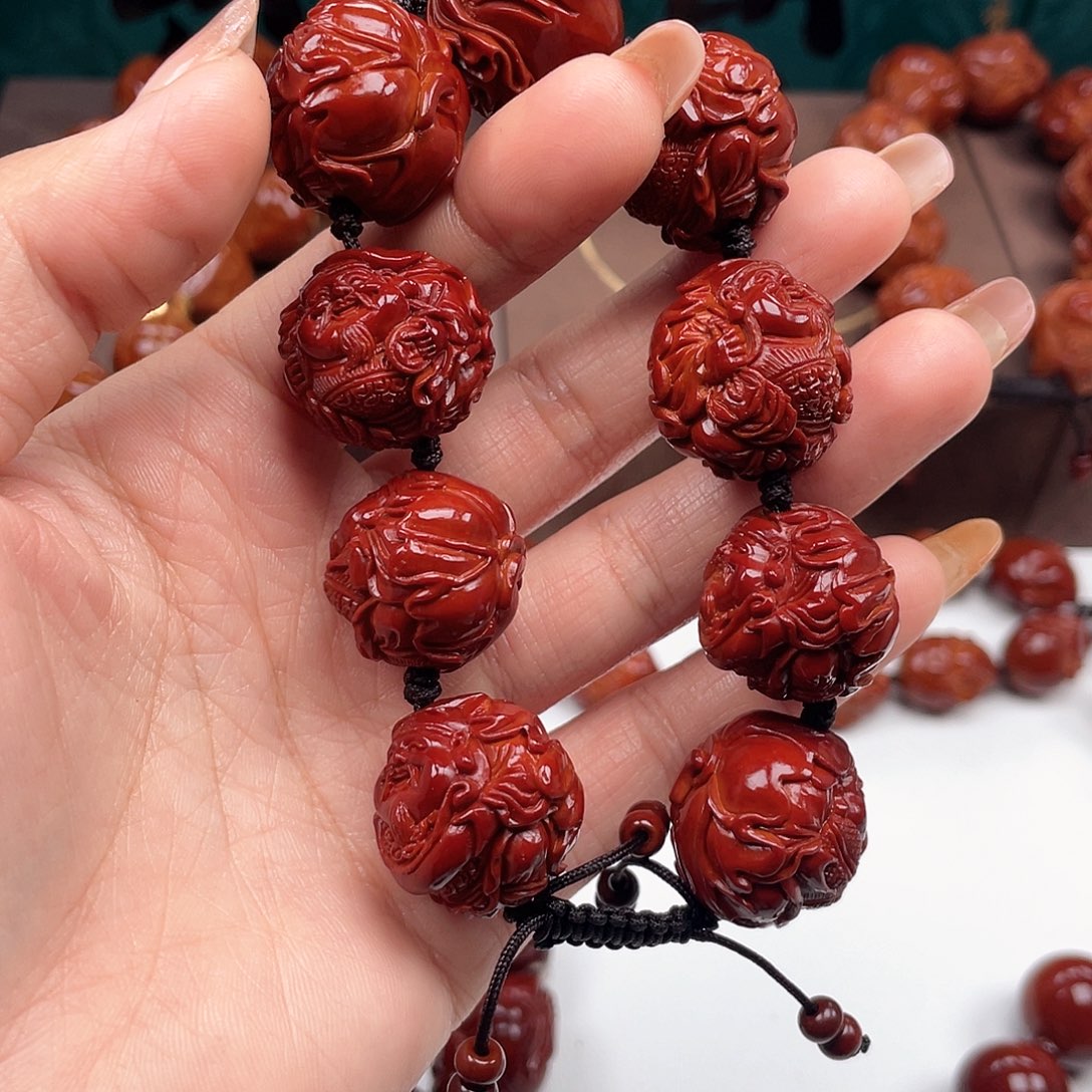 橄榄核手串阿*财神手串