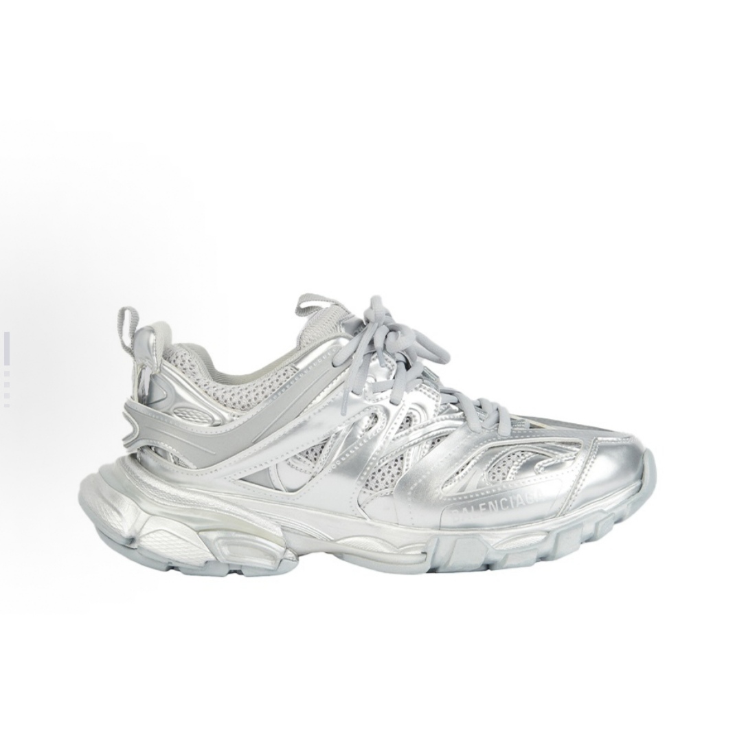 全新未使用 Balenciaga/巴黎世家 Track 银色 老爹鞋