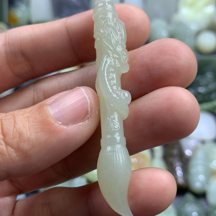 和田玉颈饰未镶嵌