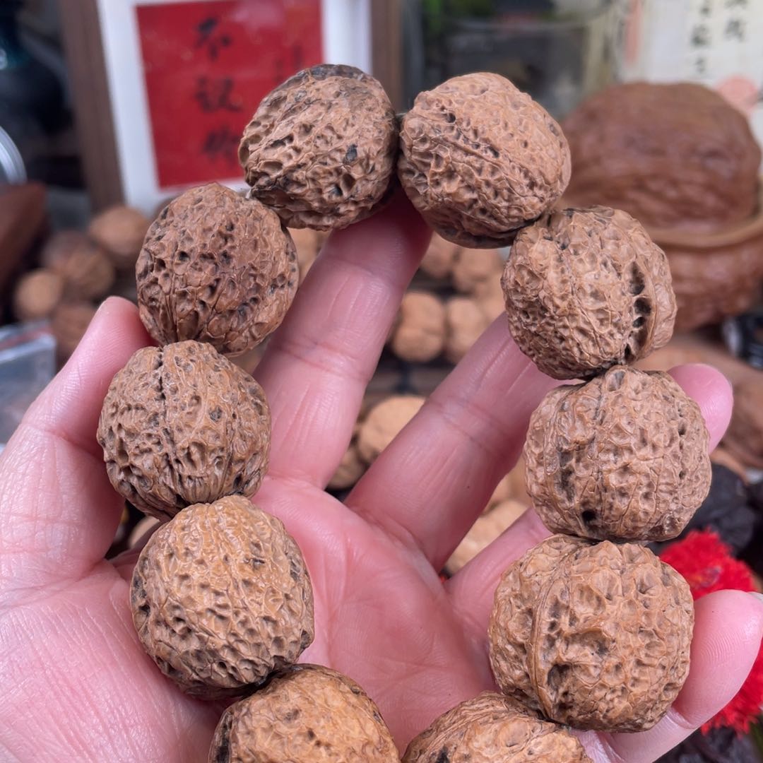 文玩核桃把件福利小黄蟾手持10颗