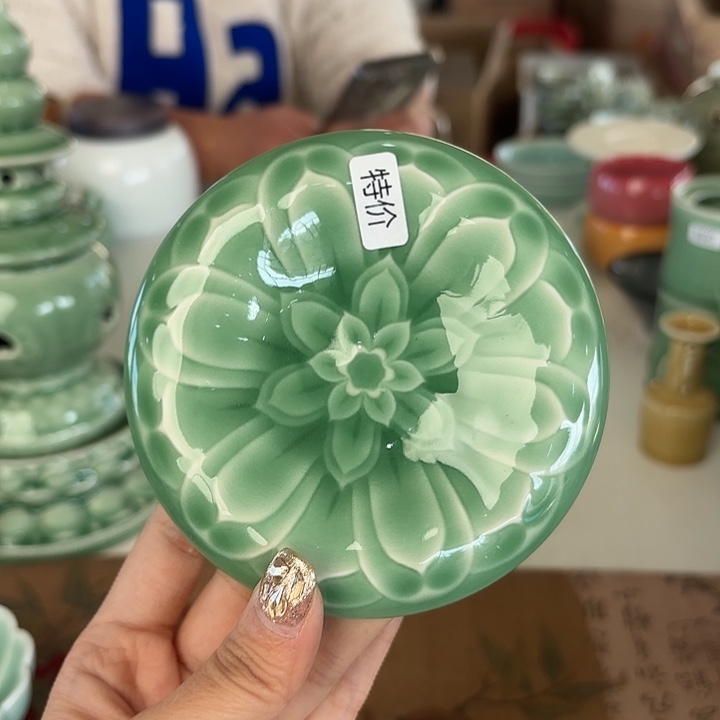龙泉云间青瓷小米茶器