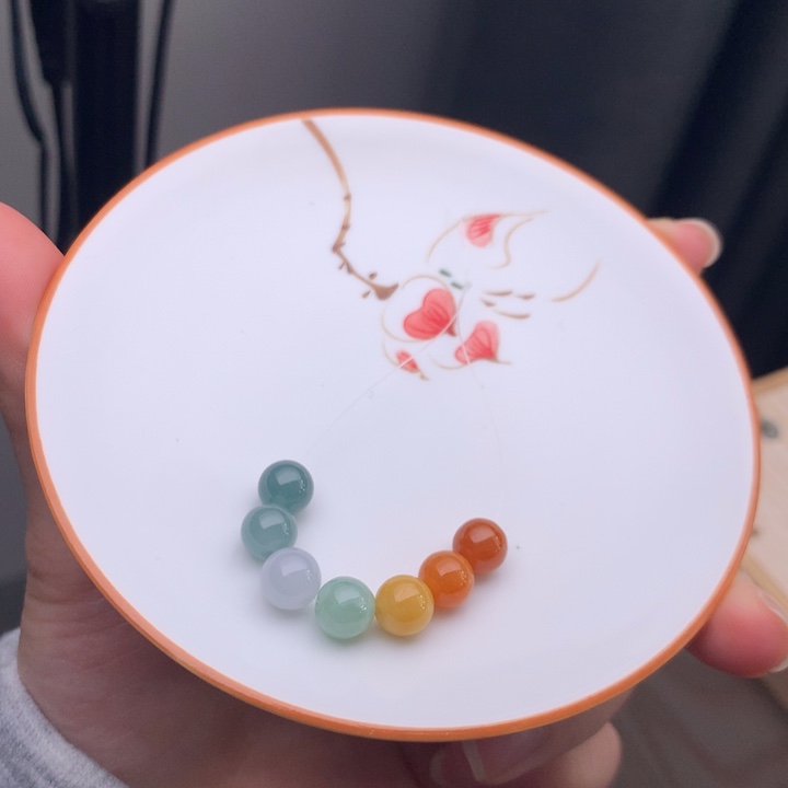 翡翠未镶嵌手链翡翠y2716 卡7