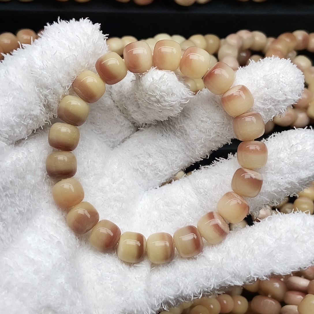 驼骨手串/手链手串11微棕