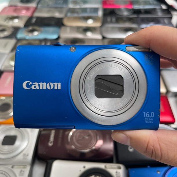 95新 Canon/佳能  a4000 1600w像素 8倍光学变焦银色 全套配件齐