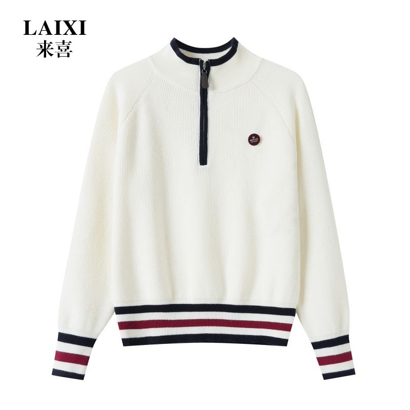 新款针织衫女减龄设计感洋气针织衫韩版2025套头秋冬加厚宽松百搭