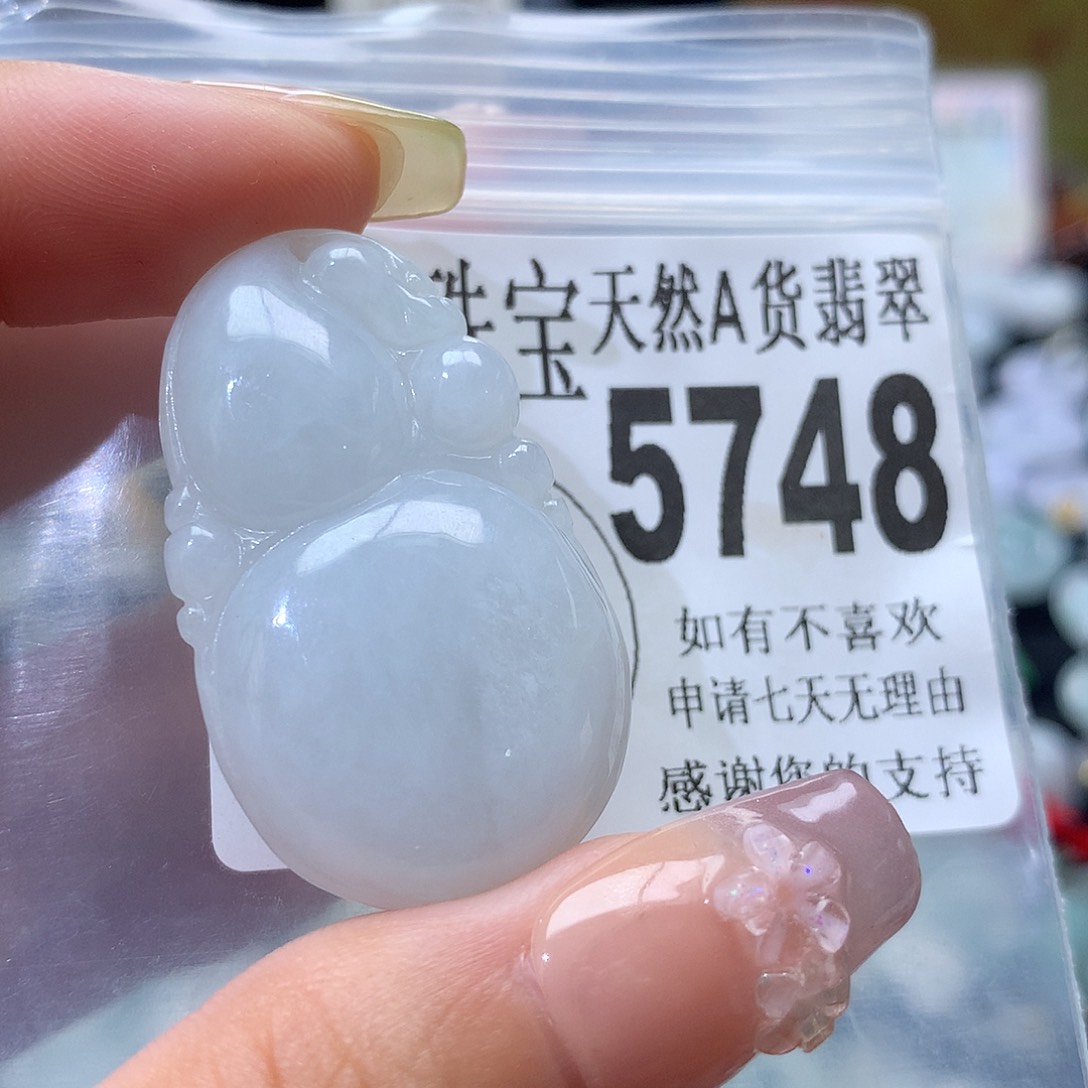 翡翠未镶嵌颈饰，