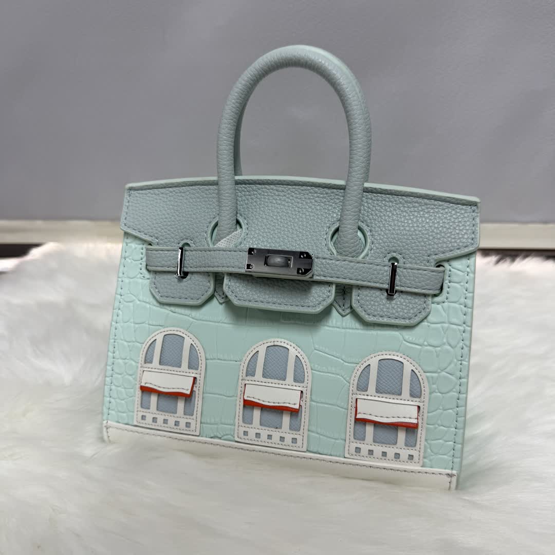 大麦定制单肩包（DM2052蓝灰）