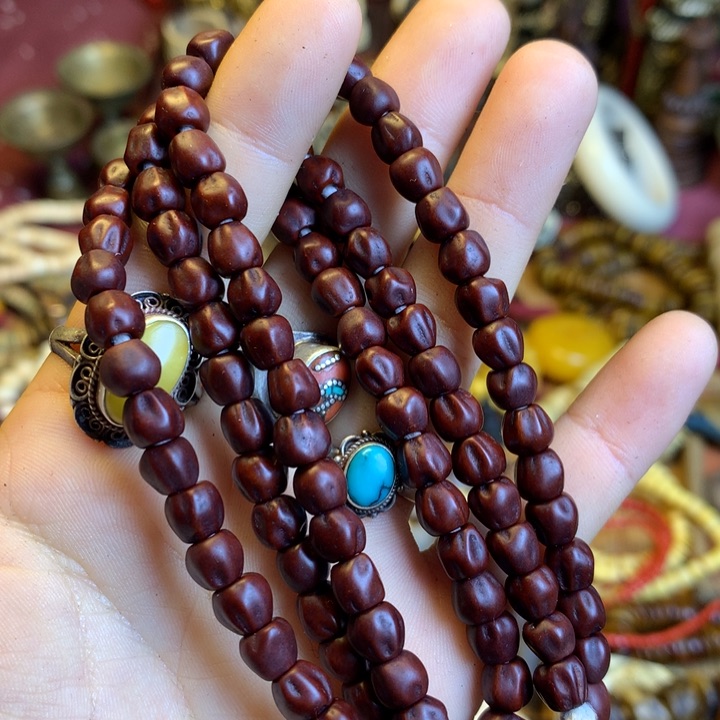 星月菩提吊坠藏传喜马拉雅艺术品