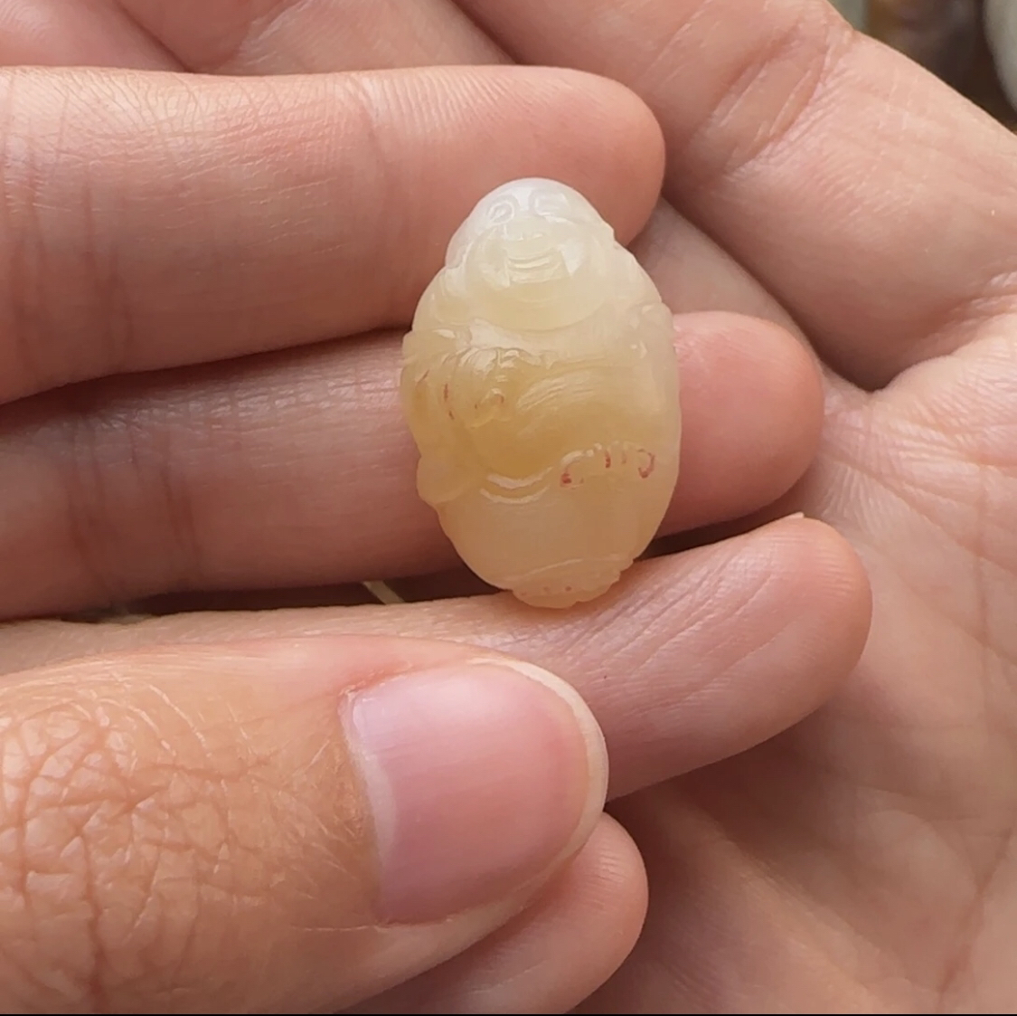 新疆和田玉小佛公