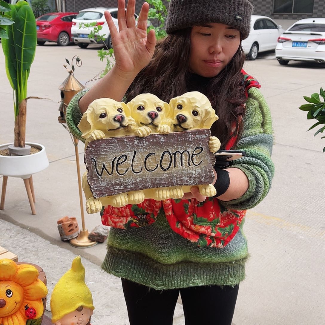 【闪购商品】无铅玻璃花园摆件&000&