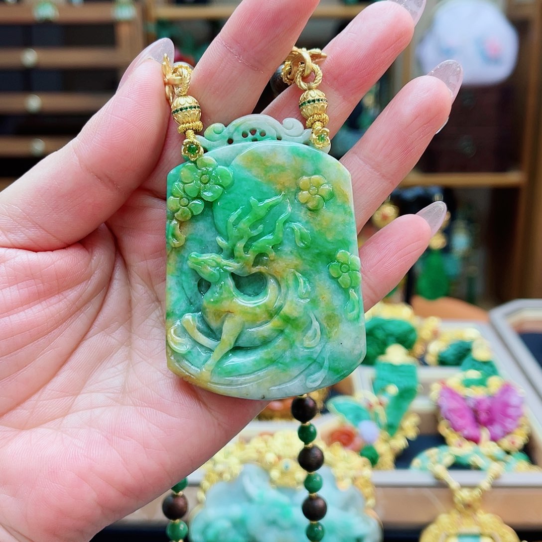 颈饰合金翡翠48小时鉴赏期