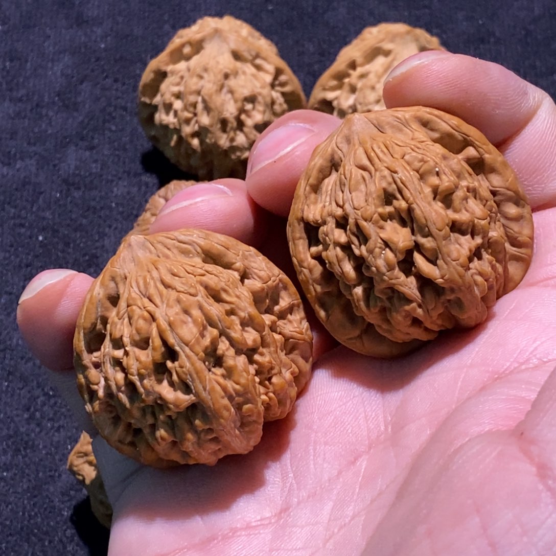 吊坠文玩核桃39虎头