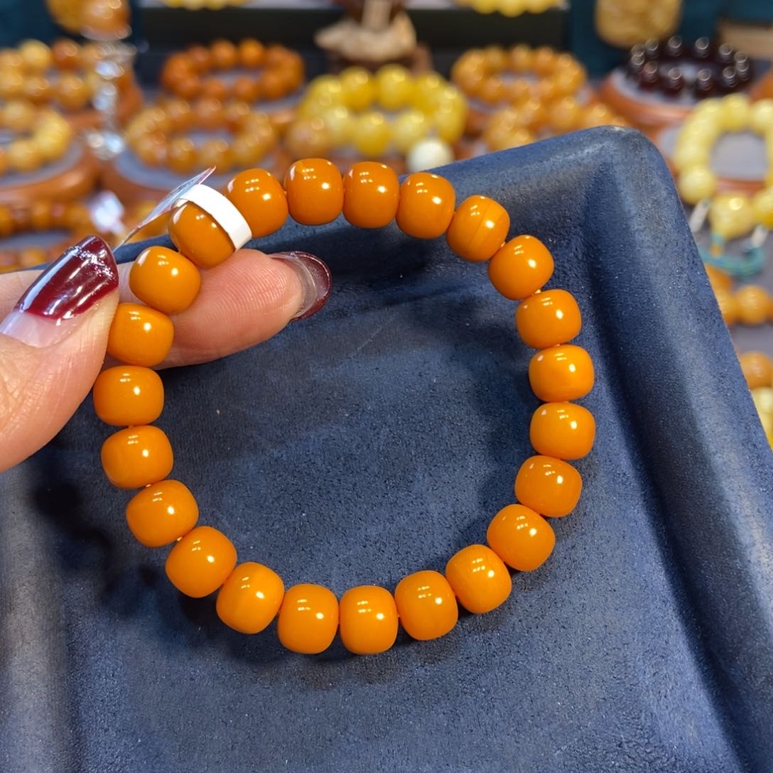 琥珀手链未镶嵌蜜蜡