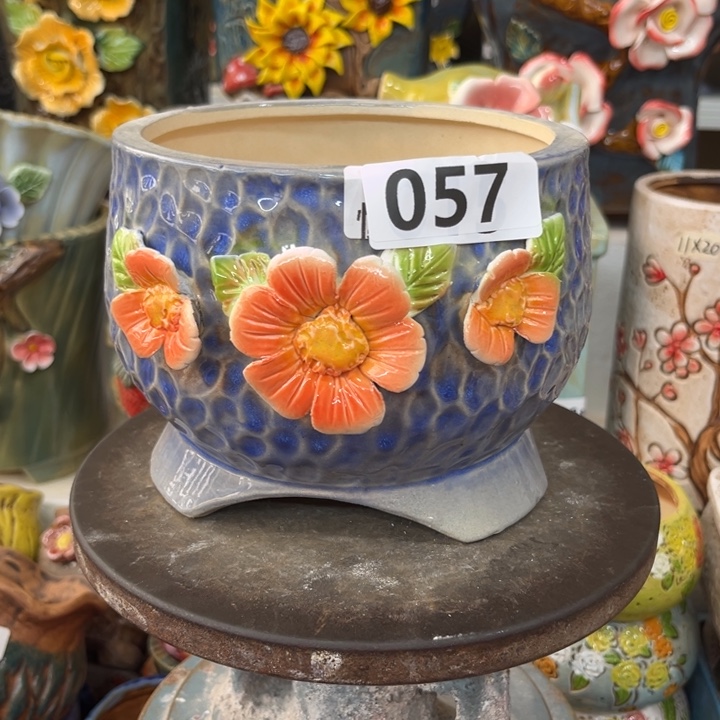 紫砂花盆粗陶材质多肉花盆