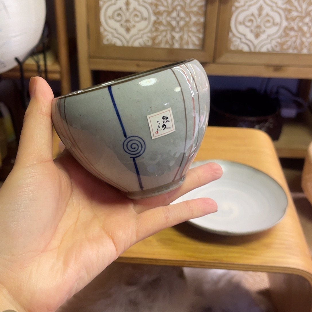 瓷片粗陶元吨吨钵子可作咖啡杯29