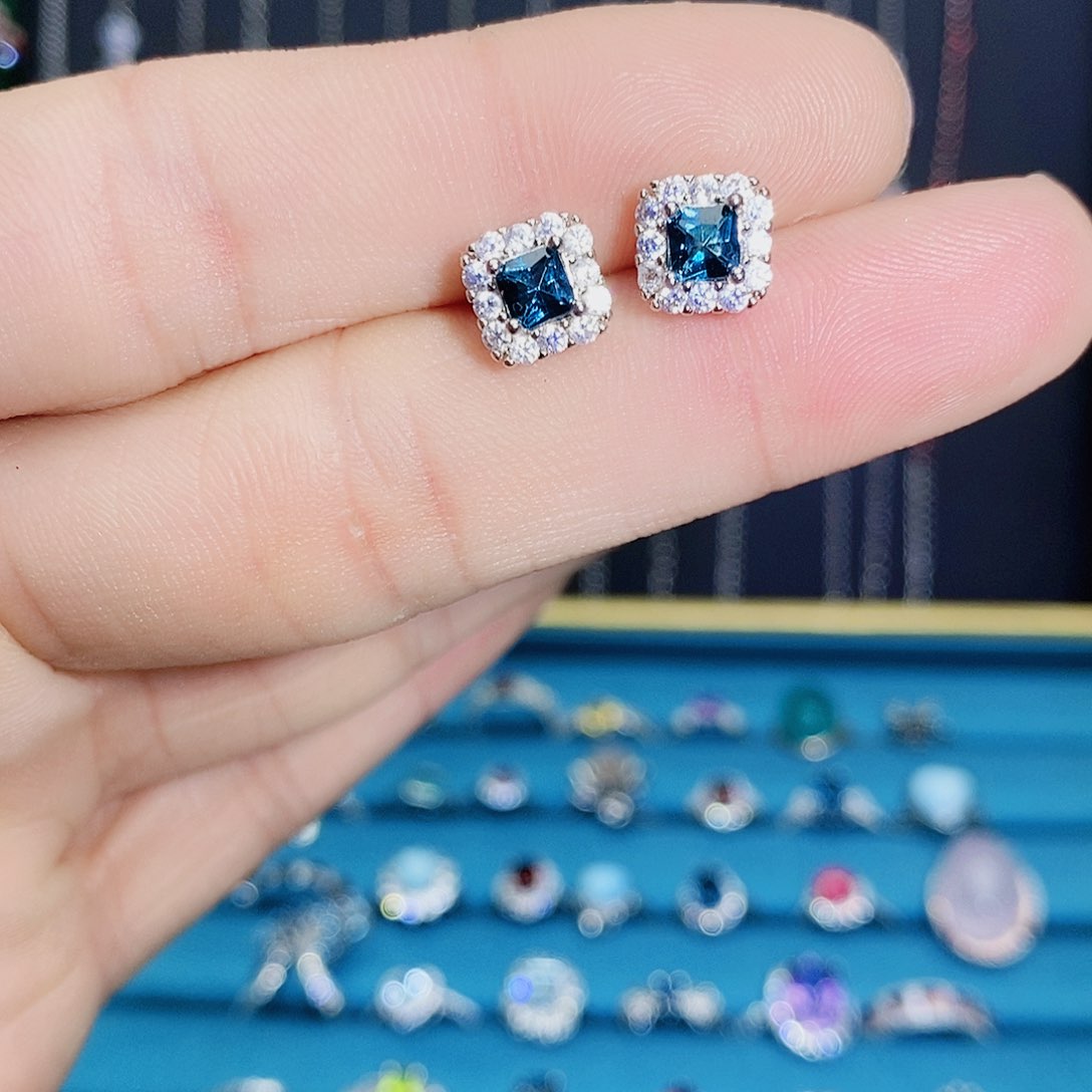 紫晶珠宝半成品银S925镶嵌