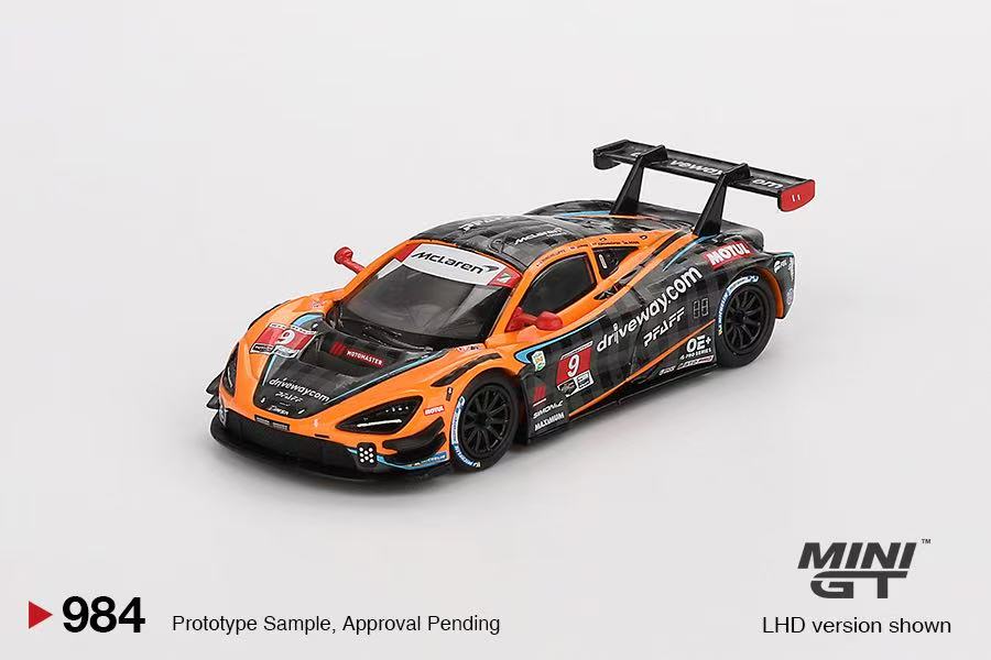 MINIGT 1:64 迈凯伦 McLaren 720S GT3 Evo 合金汽车模型 #984