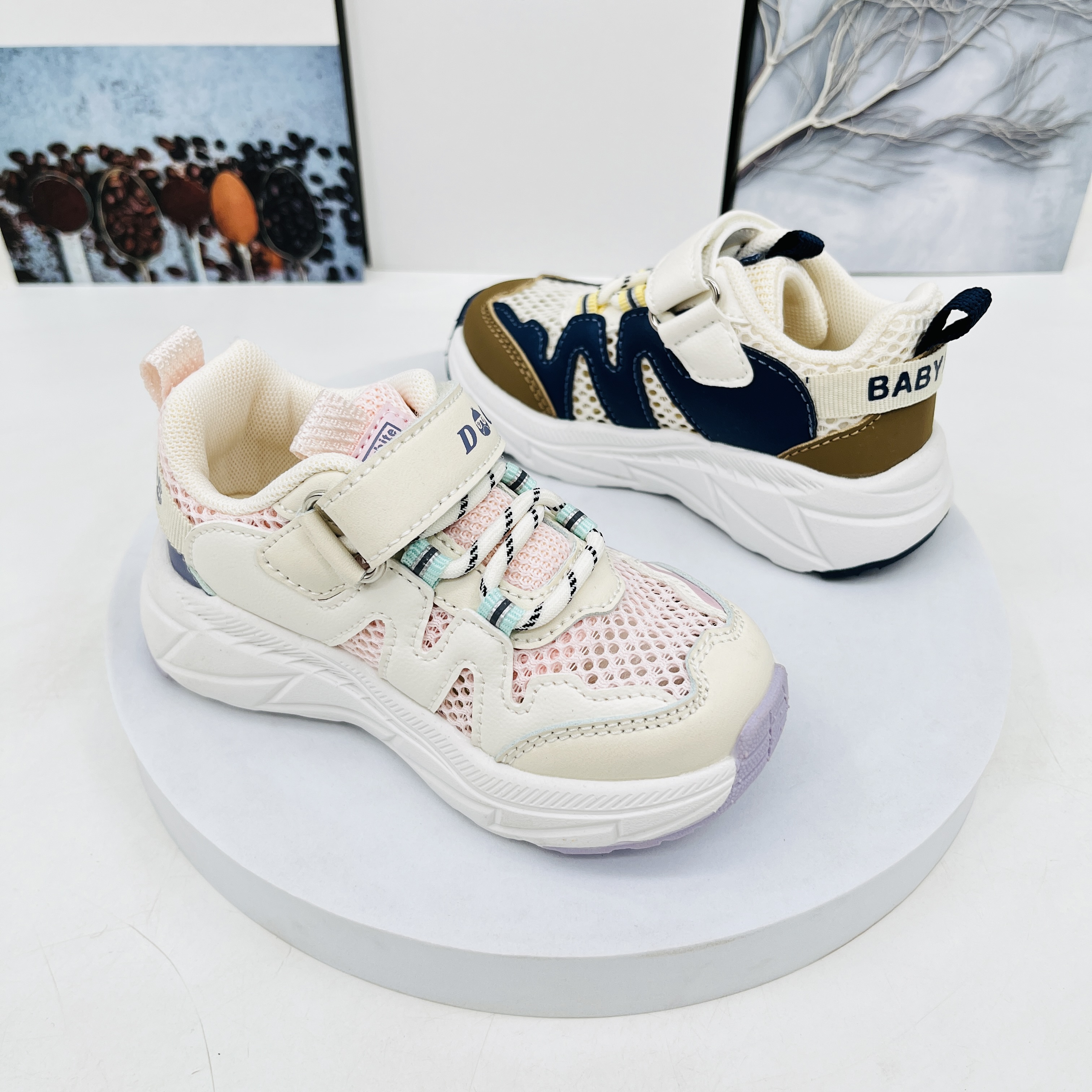 B3区5340夏季儿童透气休闲单网鞋