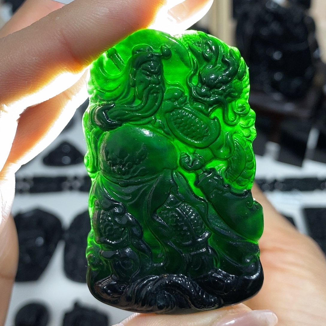 岫玉未镶嵌纯天然岫玉颈饰