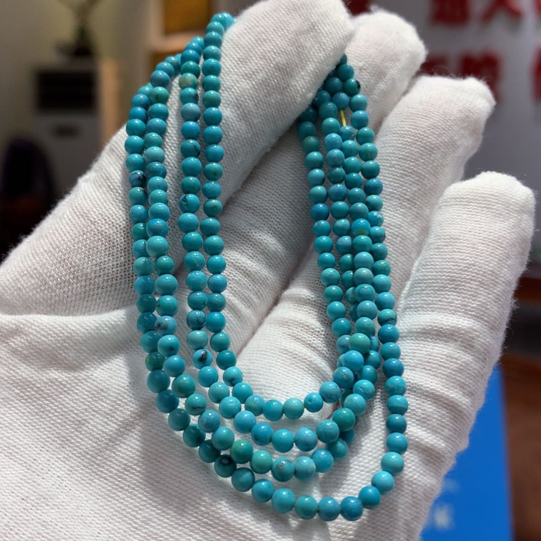 绿松石长链未镶嵌